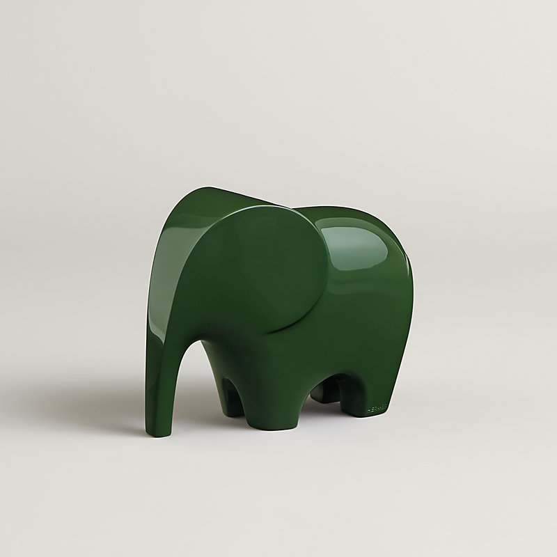 ペーパーウェイト 《ラオ》 - グリーン | Hermès - エルメス-公式サイト